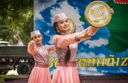 As the Crimean Tatars celebrated Eid ul-Fitr. / ***