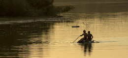 On a small raft ... / ***