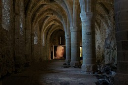 Chillon Castle (far - portrait of Byron) / ***