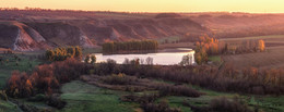 Pink morning in the country silver mountains / ***