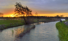 Fishing in the morning. / ***