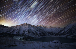 Night Big Almaty Lake / ***