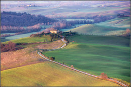 Dawn in the Val d  &#39;Orcia / ***