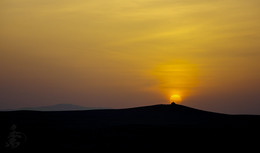 Sunset Desert Mongolia / 30 Us sum, Uvurkhangai province, Mongolia