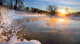 Frost sunsets of January ... 3. / ***