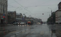wet streets. / ***