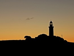 Lighthouse at sunset / ***