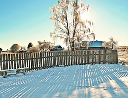 Winter in the village / ***
