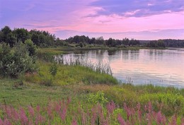 Evening on the lake / ***