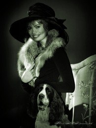 Lady with a dog / ***