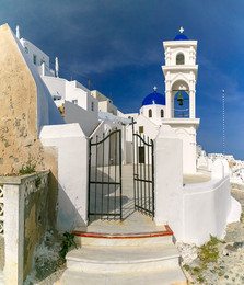 Imerovigli Anastasi Church of Santorini, Greece / ***