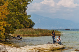 By the lake / ***