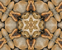 Steine-Kalejdoskop / Photoshop montage