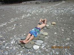 Summer laziness / Abkhazia: Picunda beach