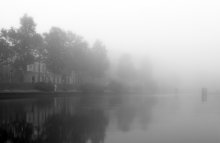 Morning fog on the waterfront Zhdanivka ... / ***