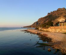 Koktebel. At the foot of the Kara Dag / ***