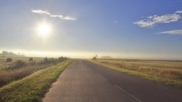 The road in the fog / ***