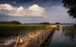 Evening on the lake / ***