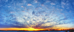 Sunset over the marsh / ---