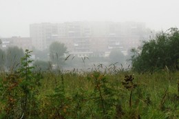 In the misty haze / &quot; &quot; &quot;