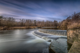 waterfall in the park / ***