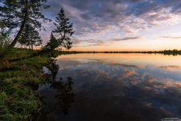 At sunset. / ***