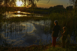 On the sunset / ***