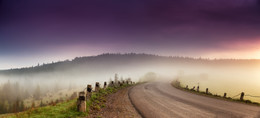 Sunrise on a road / ***