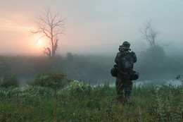 Fotospetsnaz greets the dawn. / ***