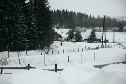 Winter in the village / ***