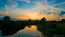 Sunset, Yaselda, Polesie. / ***