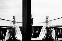 Lovely b&amp;w wedding / ***