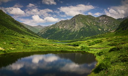 In a mountain lake / ***