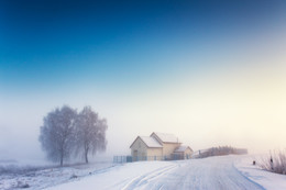 January. Evening fog / ***