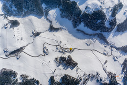 &nbsp; / ... so gesehen bei einer Ballonfahrt im winterlichen Tirol.