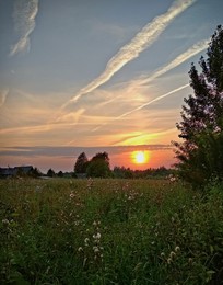 Evening in the village ... / ***