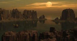 In a quiet cove ... / ***