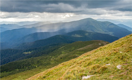 Rain in the mountains / ***