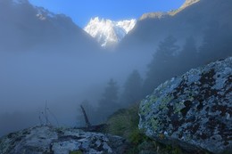 Morning fog in the mountains / ***