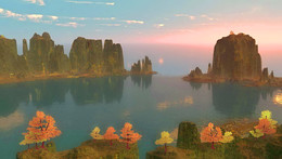 In a quiet cove ... / ***