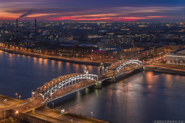 Bolsheokhtinsky Bridge / DJI Inspire 2