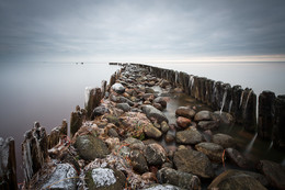 Way / Pier in Baltic sea