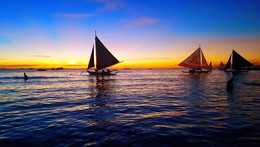 it was the evening / ***