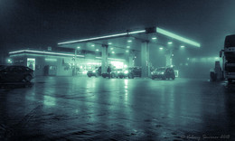 it was the evening / ***