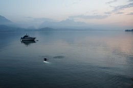 it was the evening / ***