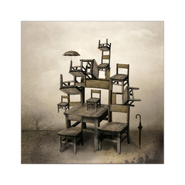 12 chairs / Digital art