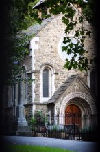 St. Pancras Church over the fence / ***