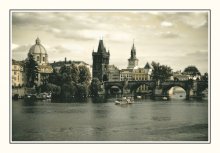 Postcard with views of Prague ... / ***