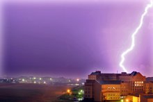 Lightning over the mental hospital / ***