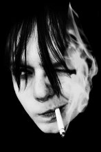 &quot;Portrait of a man smoking&quot; / ***